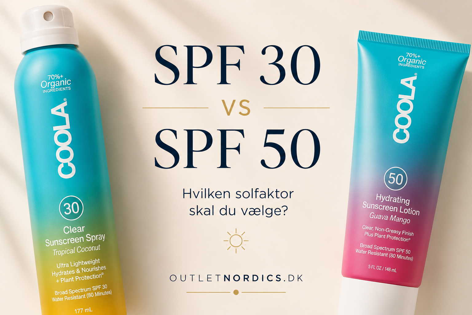SPF 30 eller SPF 50 – hvilken solfaktor skal du vælge?