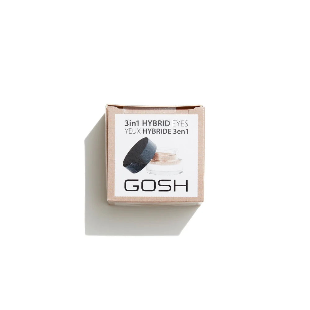 Gosh 3 in 1 Hybrid Øjenskygge – 002 Nude