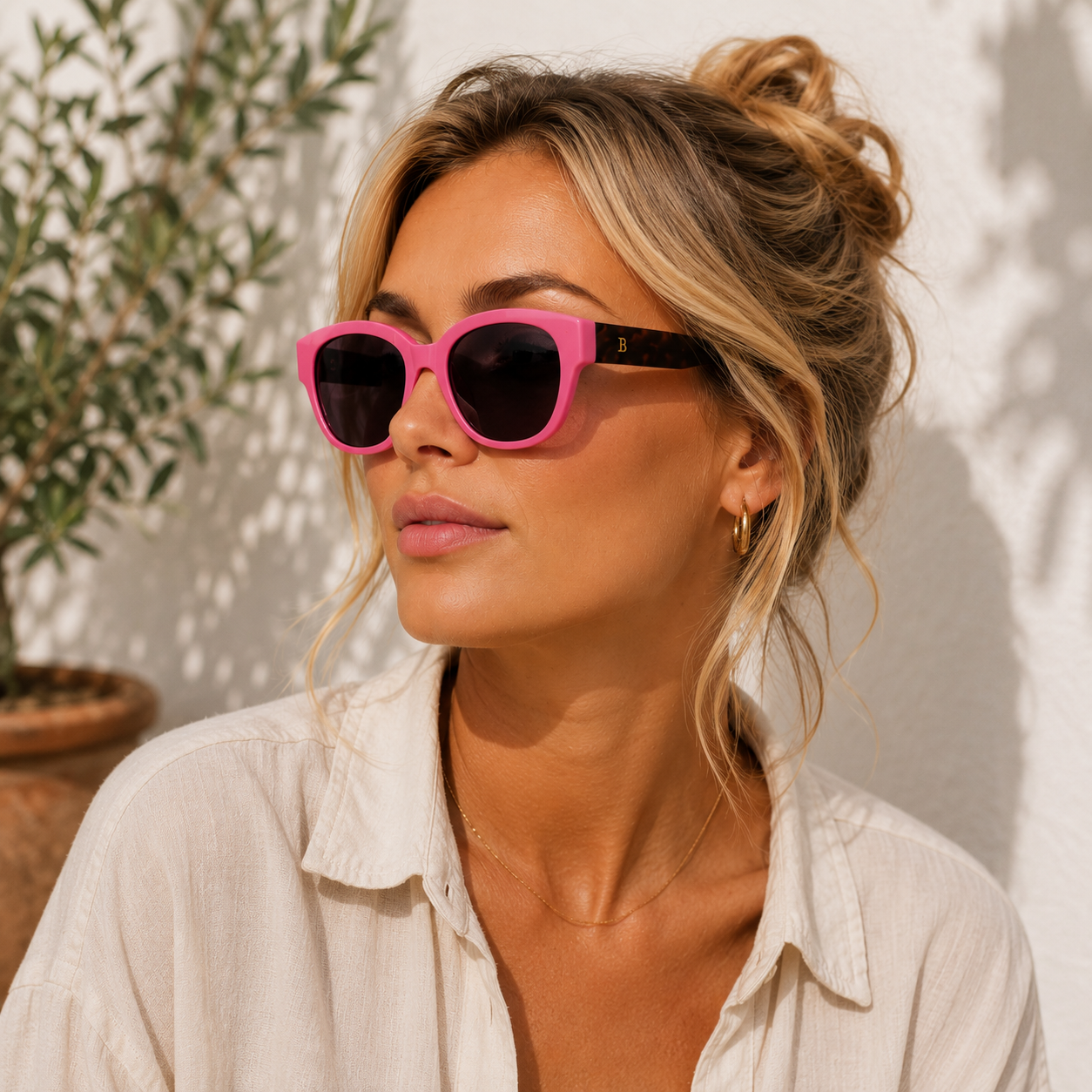 Barito Design Sunglasses - Carrie C Pink