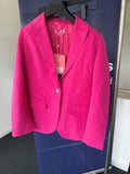 Jakke str 34/XS - Pink med åben ryg