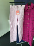 Jeans str 36/S - Lyserød