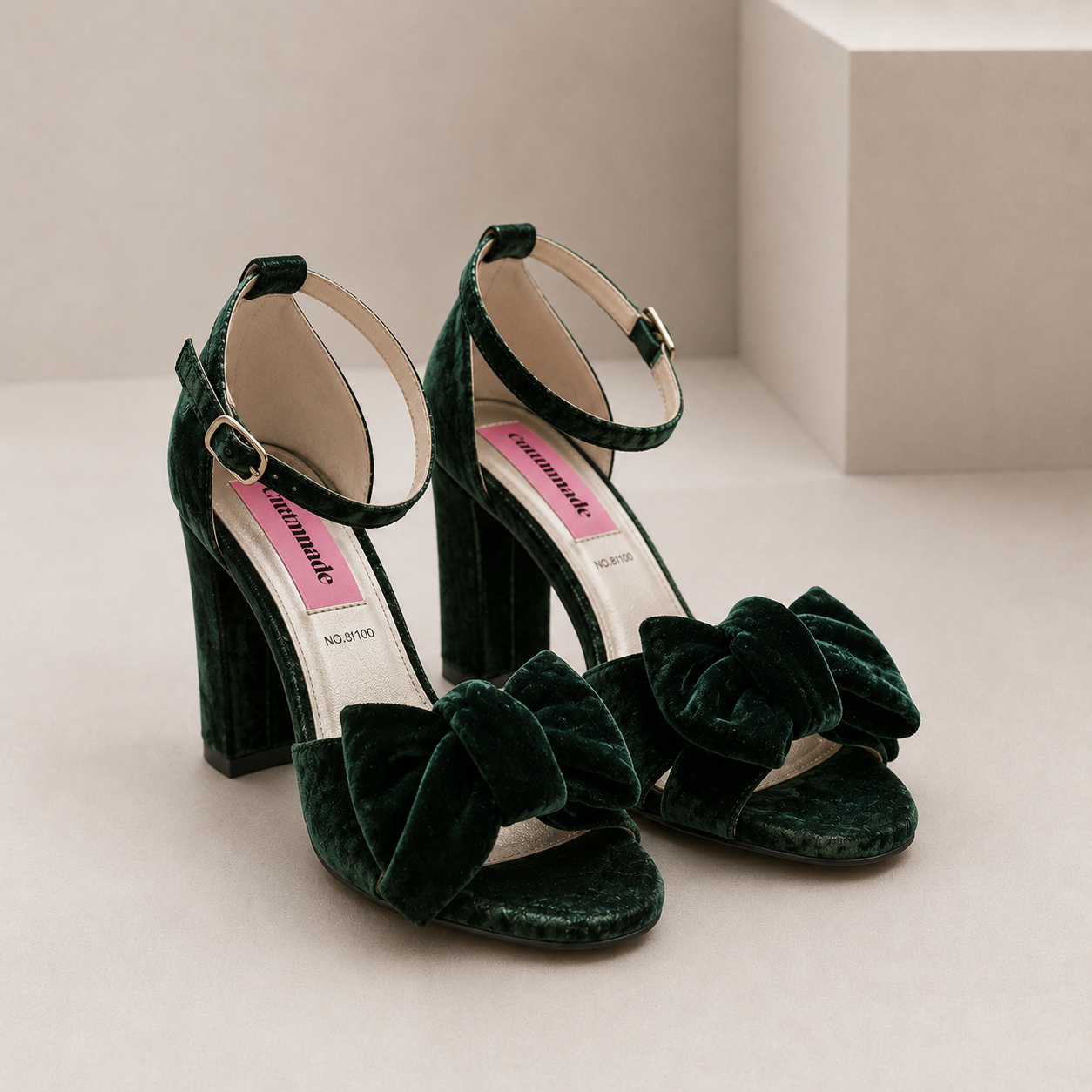 Custommade Melody Velvet - Posy Green str 36