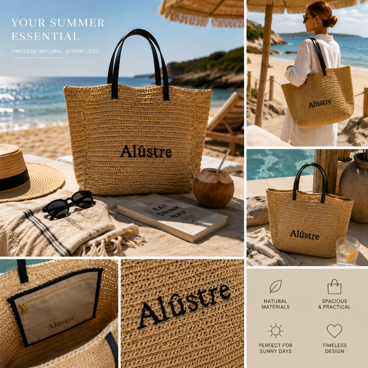 Strandtaske i premium kvalitet